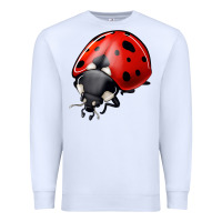 White ladybug Premium Sweatshirt - Jasminsmagicworld