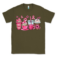 Army Green breast cancer coffee cups Classic Tee - OliviaCreatesArt