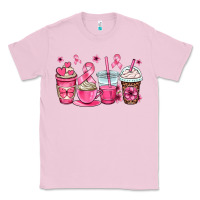 Bubblegum Pink breast cancer coffee cups Classic Tee - OliviaCreatesArt