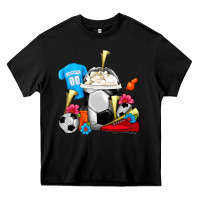 Black Soccer Frappe Coffee Heavy Core Tee - FaDigitalArtStudio