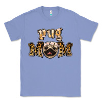 Colony Blue Pug Mom Classic Tee - Jasminsmagicworld