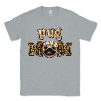 Heather Grey Pug Mom Classic Tee - Jasminsmagicworld