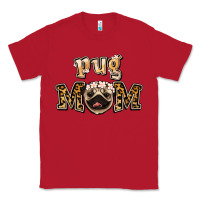 Red Pug Mom Classic Tee - Jasminsmagicworld