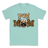 Seafoam Pug Mom Classic Tee - Jasminsmagicworld