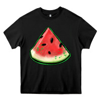 Black watermelon sliece Heavy Core Tee - Jasminsmagicworld