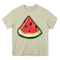 Mossy watermelon sliece Heavy Core Tee - Jasminsmagicworld