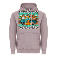 Vintage Zinc western fall truck gnomes tumbler Vintage Hoodie - Artiststas