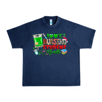Navy 100 Nursing Student Tears Urban Heavy Tee - CowhideDigitalArt