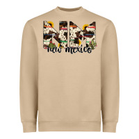 Mushroom new mexico state cowhide serape cactus Heavyweight Sweatshirt - RanaPortraitStore
