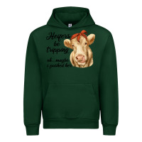 Forest Green heifer's be trippin' charolais cow Urban Hoodie - RanaPortraitStore