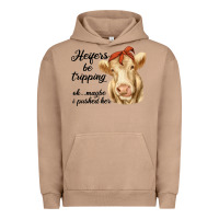 Pigment Burro heifer's be trippin' charolais cow Urban Hoodie - RanaPortraitStore