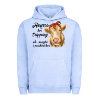 Pigment Grape Ice heifer's be trippin' charolais cow Urban Hoodie - RanaPortraitStore