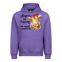 Tulip heifer's be trippin' charolais cow Urban Hoodie - RanaPortraitStore