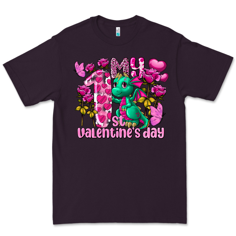 My First Valentine's Day Dragon Premium Tee by FaDigitalArtStudio | Teevron