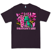 Plum my first valentine's day dragon Premium Tee - FaDigitalArtStudio