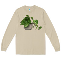 Mushroom Philodendron Long Sleeve Tee - LillyAllenDesigns