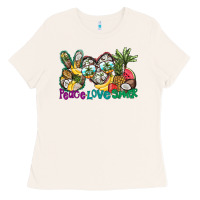 Bone Peace Love Summer Ladies Tee - CowhideDigitalArt