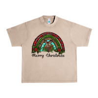 French Oak reindeer rainbow christmas Urban Heavy Tee - RanaPortraitStore