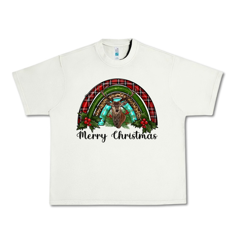 Reindeer Rainbow Christmas Urban Heavy Tee by RanaPortraitStore | Teevron