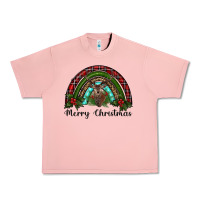 Salmon reindeer rainbow christmas Urban Heavy Tee - RanaPortraitStore