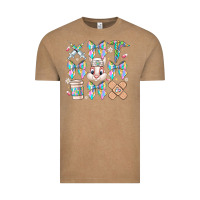 Vintage Coffee easter bow Vintage Tee - CowhideDigitalArt