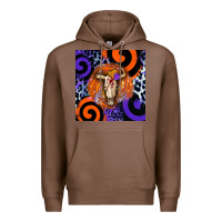 Chestnut halloween bull skull Premium Hoodie - BarkalooDesign