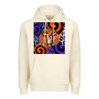 Sandshell halloween bull skull Premium Hoodie - BarkalooDesign