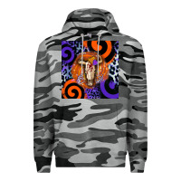 Slate Camo halloween bull skull Premium Hoodie - BarkalooDesign