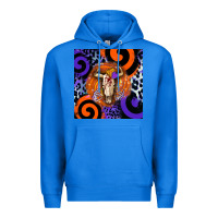 True Royal halloween bull skull Premium Hoodie - BarkalooDesign