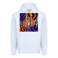 White halloween bull skull Premium Hoodie - BarkalooDesign