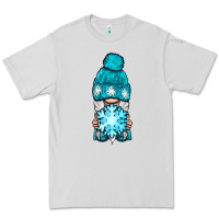 Dove Grey winter gnome with snowflake Premium Tee - BundleAndBundleShop
