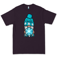Plum winter gnome with snowflake Premium Tee - BundleAndBundleShop