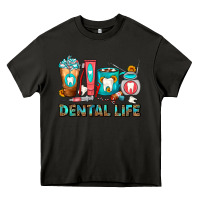 Asphalt Dental Life Dentist Coffee Cups Heavy Core Tee - FaDigitalArtStudio