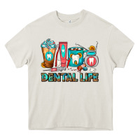 Cream Dental Life Dentist Coffee Cups Heavy Core Tee - FaDigitalArtStudio