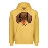 Antique Gold Dachshund Premium Hoodie - Jasminsmagicworld