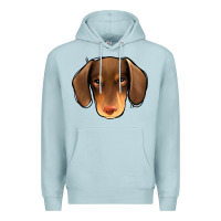 Blue Mist Dachshund Premium Hoodie - Jasminsmagicworld