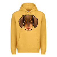 Mustard Dachshund Premium Hoodie - Jasminsmagicworld