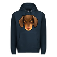 Navy Dachshund Premium Hoodie - Jasminsmagicworld