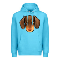 Ocean Blue Dachshund Premium Hoodie - Jasminsmagicworld