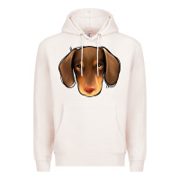 Pale Pink Dachshund Premium Hoodie - Jasminsmagicworld