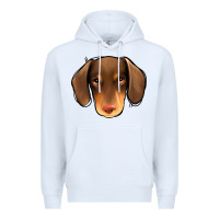 White Dachshund Premium Hoodie - Jasminsmagicworld