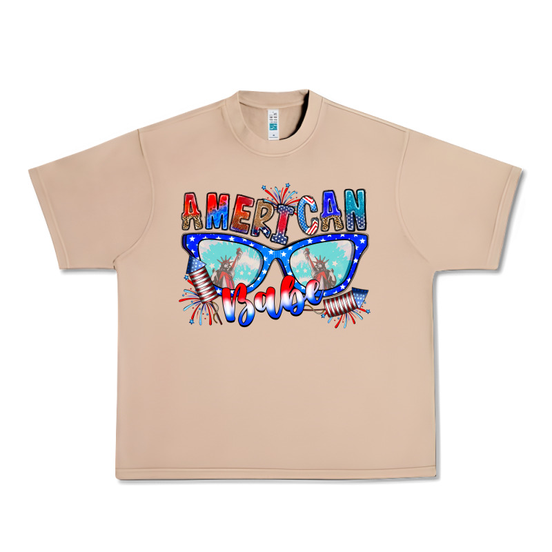 American Babe Urban Heavy Tee by CowhideDigitalArt | Teevron
