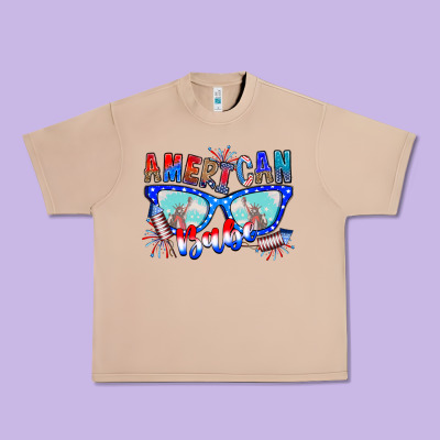 American Babe Urban Heavy Tee Designed By Cowhidedigitalart