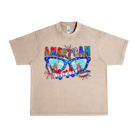 French Oak American babe Urban Heavy Tee - CowhideDigitalArt