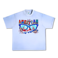 Grape Ice American babe Urban Heavy Tee - CowhideDigitalArt