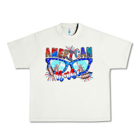 Pistachio American babe Urban Heavy Tee - CowhideDigitalArt