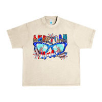 Sandshell American babe Urban Heavy Tee - CowhideDigitalArt