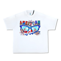 White American babe Urban Heavy Tee - CowhideDigitalArt