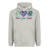 Moon Dust Peace Love Teach Heavyweight Hoodie - Jasminsmagicworld