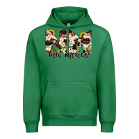 Emerald new mexico state cowhide serape cactus Urban Hoodie - RanaPortraitStore